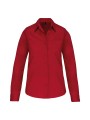 KARIBAN Chemise popeline manches longues femme /api/colors/f7def30f-cf00-4a4e-8048-9f030f6d3017 personnalisable