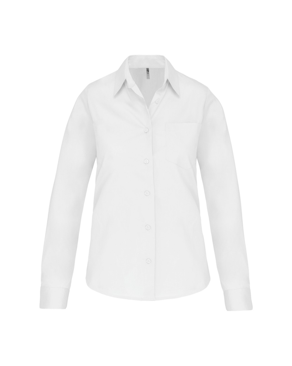 Chemises personnalisable KARIBAN Chemise popeline manches longues femme