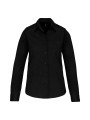 KARIBAN Chemise popeline manches longues femme /api/colors/b9fdad4a-5e94-45cb-8c03-c08b349b28c3 personnalisable