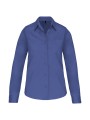 KARIBAN Chemise popeline manches longues femme /api/colors/f3249b12-7706-4750-a566-5c92fd89a6dc personnalisable