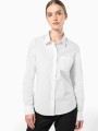 Chemises à personnaliser KARIBAN Chemise popeline manches longues femme 