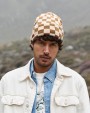 BEECHFIELD Checkerboard Beanie Kappen personalisierbar