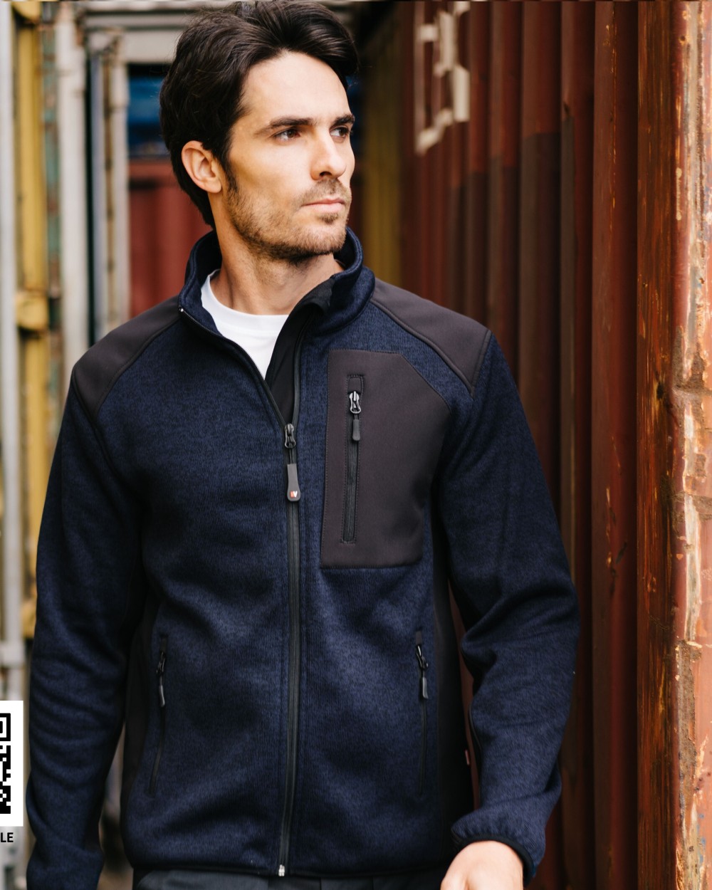 Polar Fleeces VELILLA KNITTED POLAR FLEECE JACKET voor bedrukking &amp; borduring