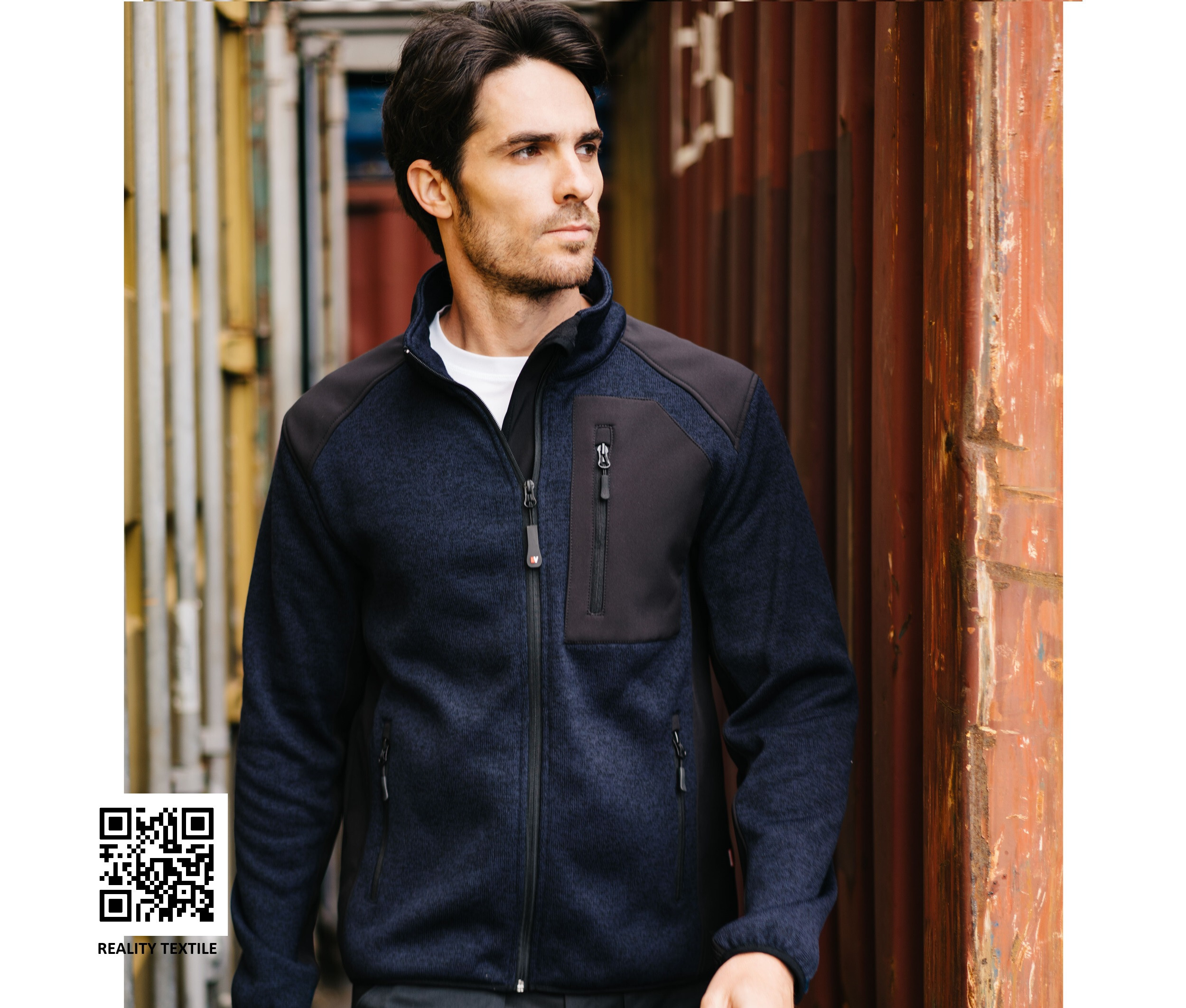 Polar Fleeces VELILLA KNITTED POLAR FLEECE JACKET voor bedrukking &amp; borduring