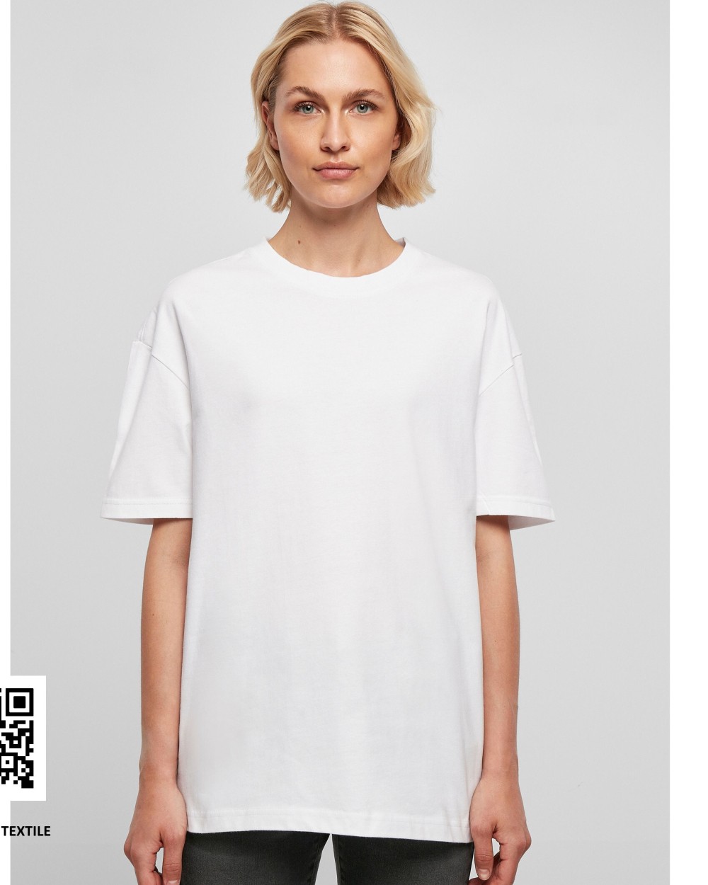 T-shirts BUILD YOUR BRAND LADIES OVERSIZED BOYFRIEND TEE voor bedrukking &amp; borduring