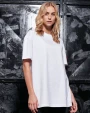 T-shirts BUILD YOUR BRAND LADIES OVERSIZED BOYFRIEND TEE voor bedrukking &amp; borduring