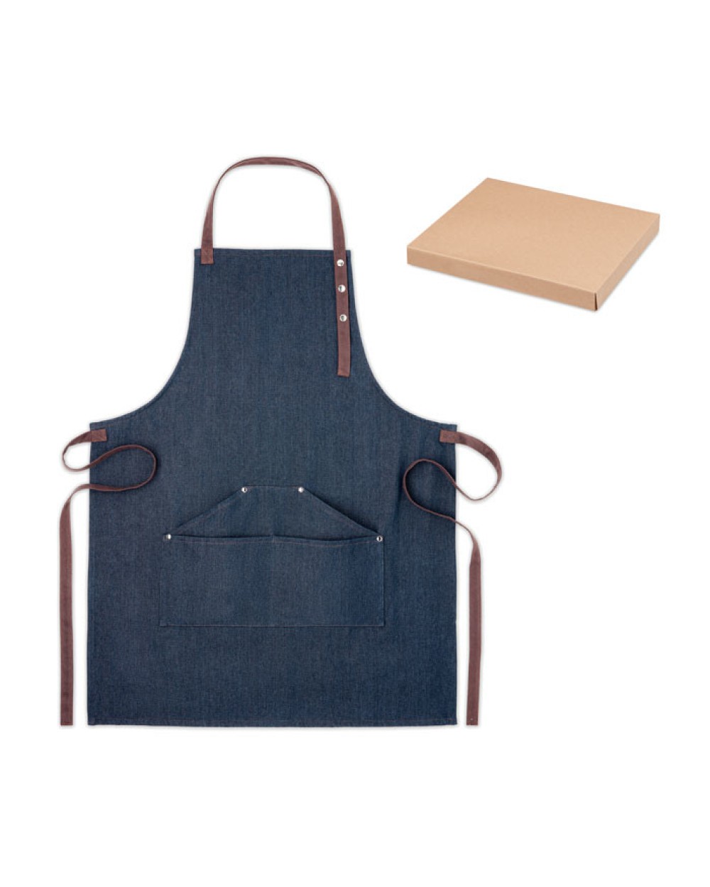 4DO Küchenschürze Denim 240 g/m² Schürzen personalisierbar