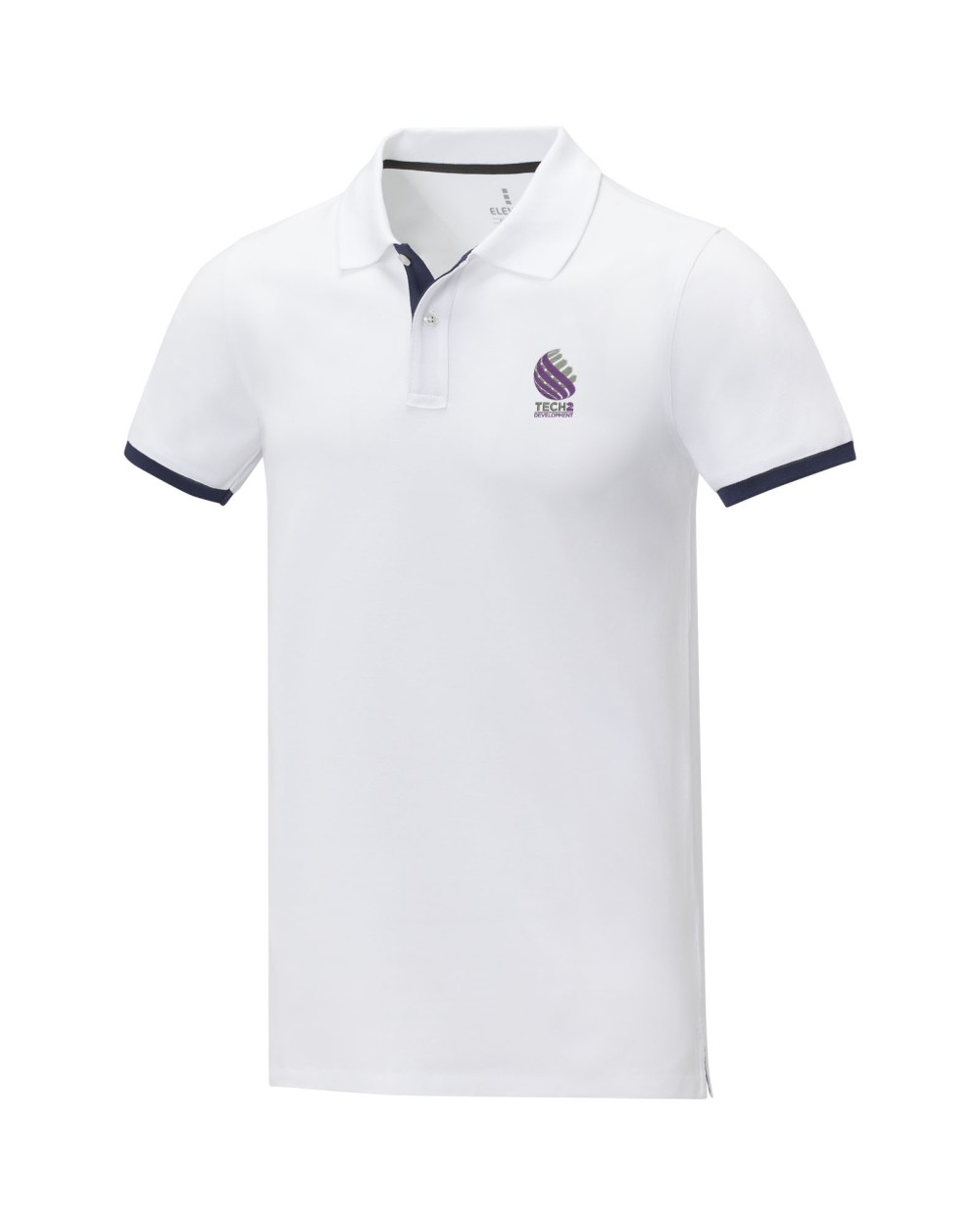Polos personnalisable ELEVATE Polo Morgan manches courtes deux tons homme