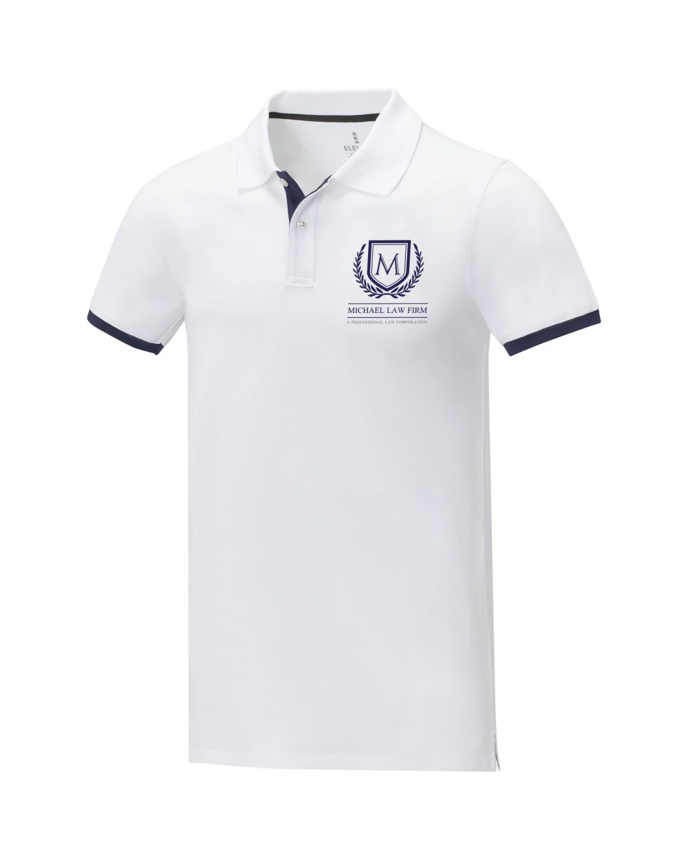 ELEVATE Morgan Polo für Herren, zweifarbig Poloshirts personalisierbar