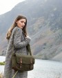 Tassen & Zakken QUADRA HERITAGE WAXED CANVAS MESSENGER voor bedrukking &amp; borduring