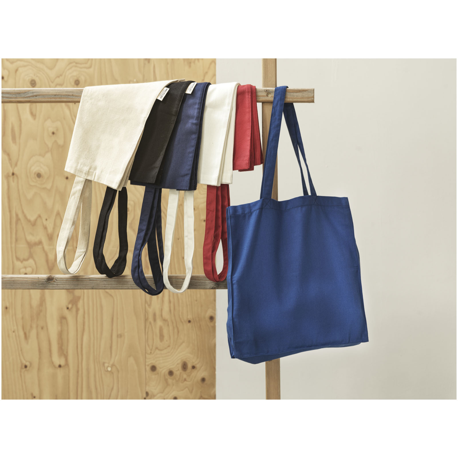 Tote bags personnalisable 4DO Sac shopping Odessa recyclé de 220 gr/m²