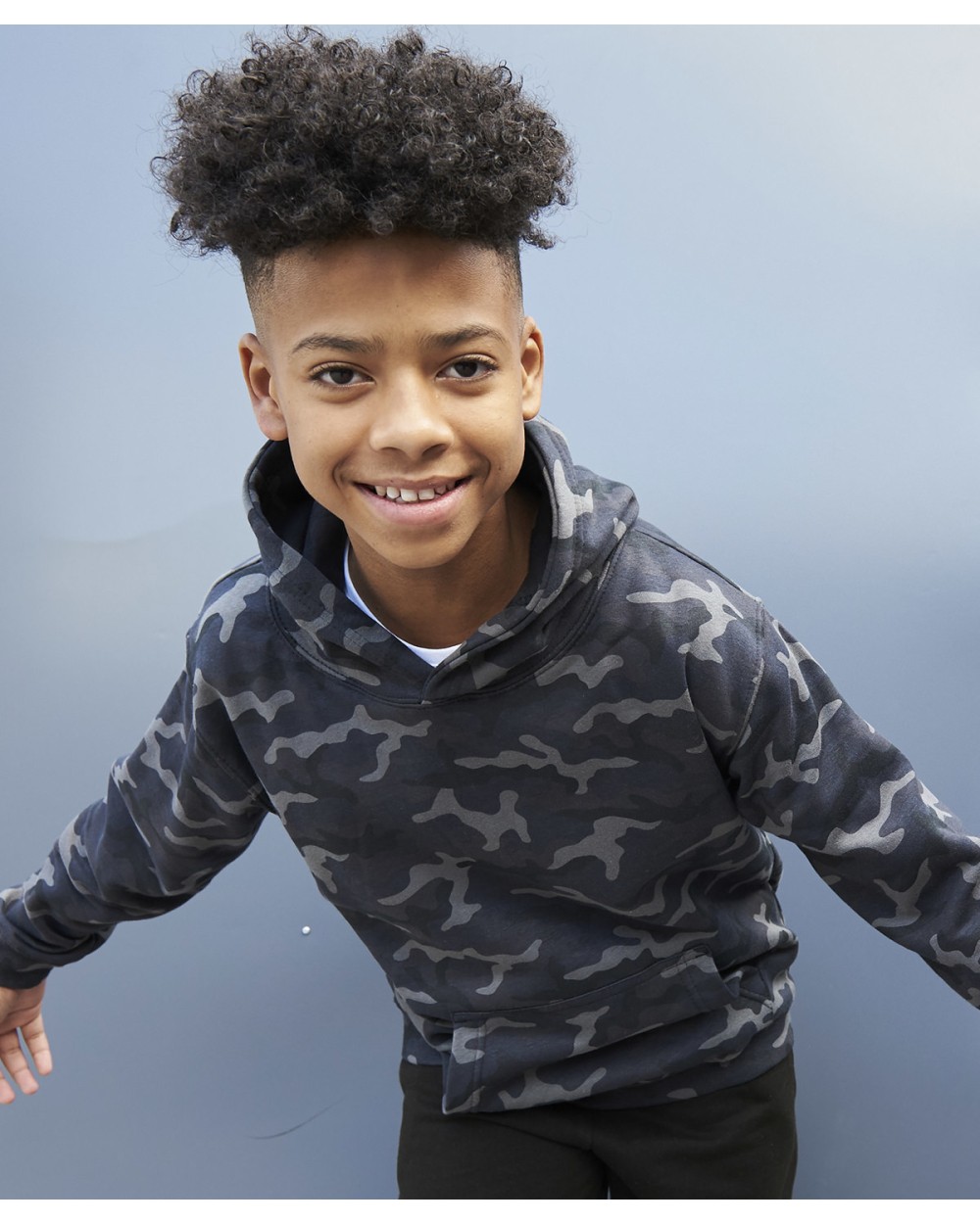 AWDIS Kids Camo Hoodie Sweatshirts personalisierbar