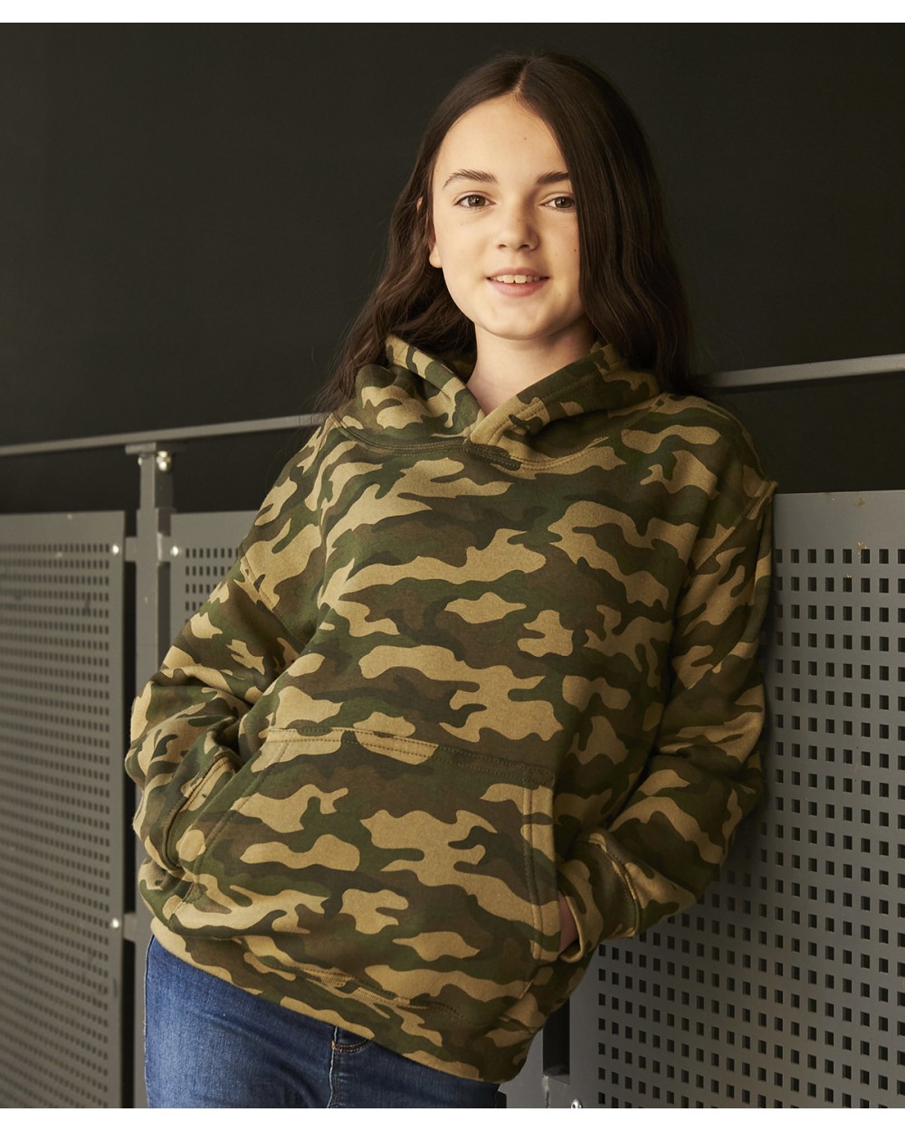 Sweat-shirts personnalisable AWDIS Kids Camo Hoodie