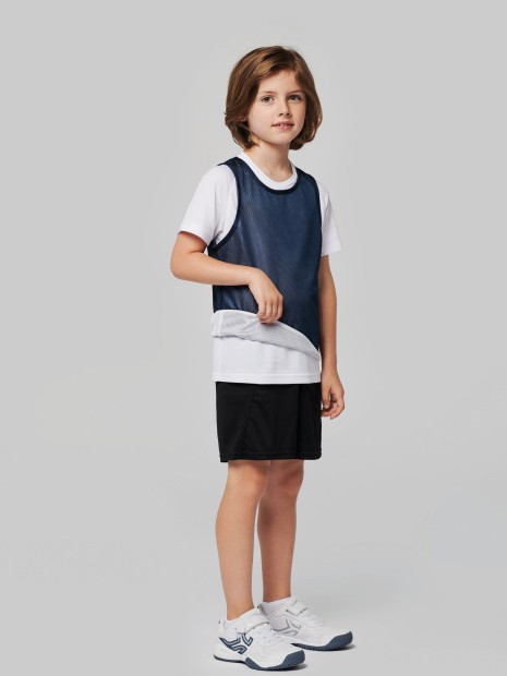 Gilets de sécurité à personnaliser PROACT Chasuble réversible multisports enfant 