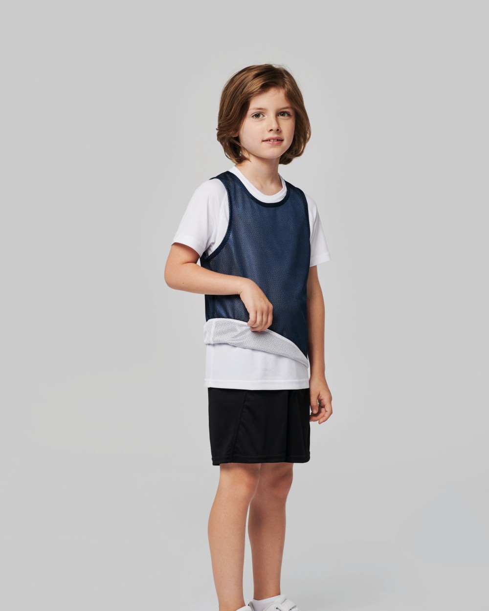 Fluo vestjes PROACT Omkeerbaar multisport-hesje kids voor bedrukking &amp; borduring