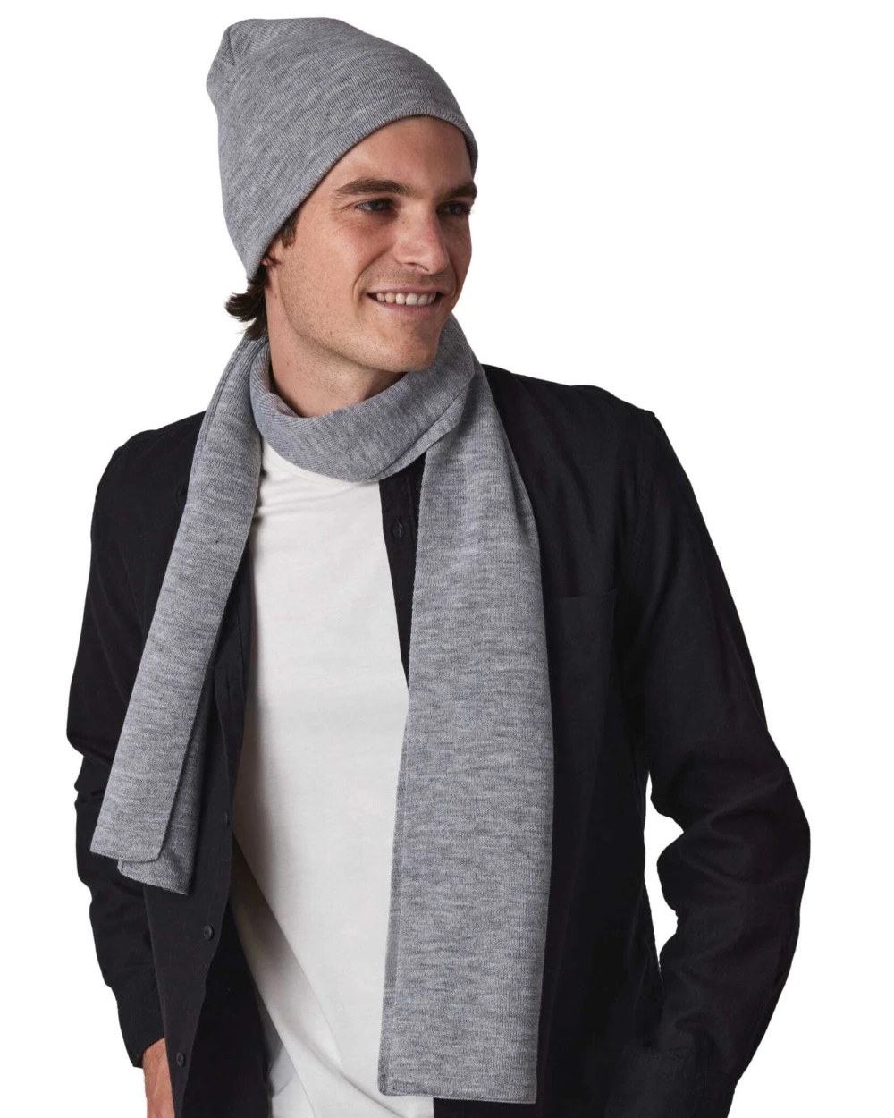 Bandanas, Foulards & Dassen K-UP Gebreide sjaal voor bedrukking &amp; borduring