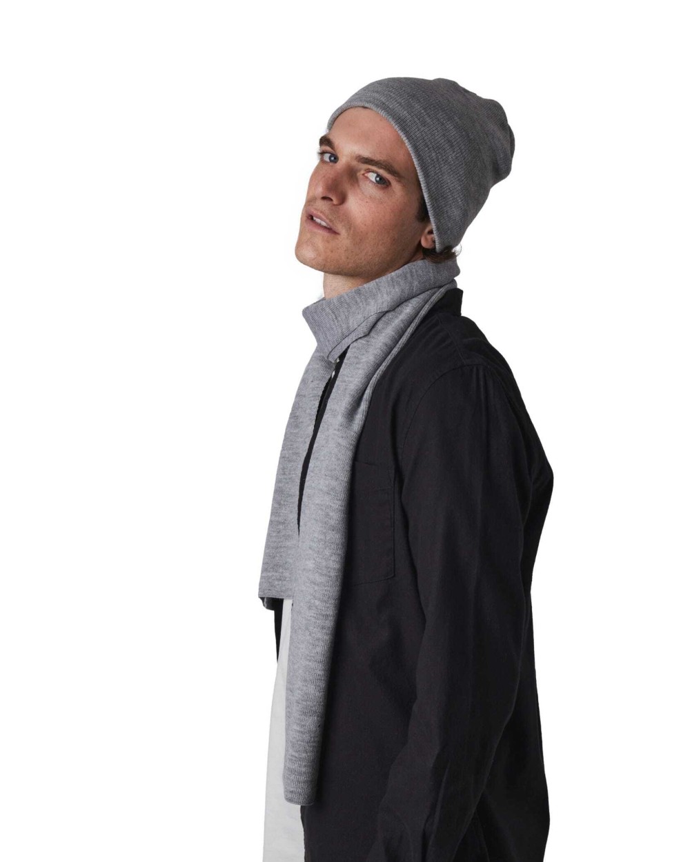 Bandanas, Foulards & Dassen K-UP Gebreide sjaal voor bedrukking &amp; borduring