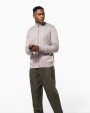 Truien KARIBAN Heren cardigan met rits voor bedrukking &amp; borduring