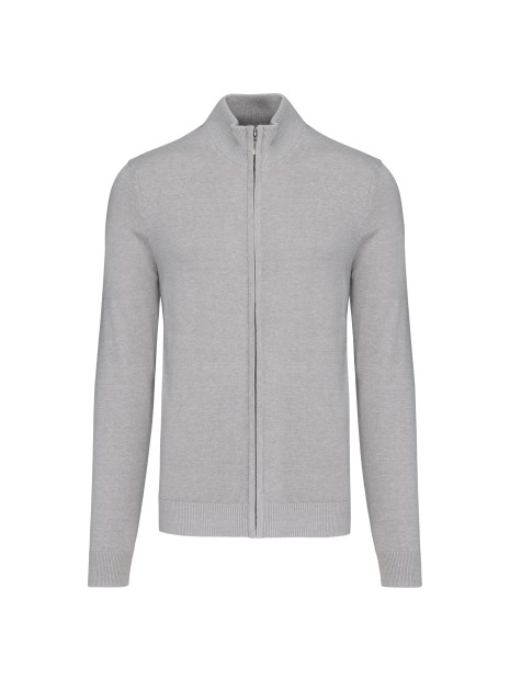 KARIBAN Cardigan zippé homme /api/colors/affde0b2-3f9e-462b-8bbe-959997fedc42 personnalisable