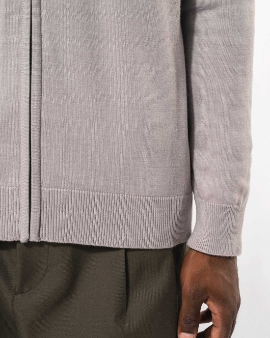 Pulls personnalisable Kariban Cardigan zippé homme