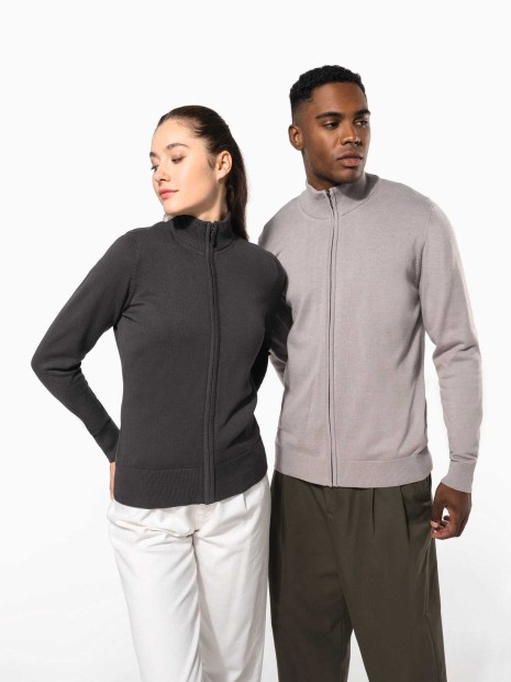 Pulls à personnaliser KARIBAN Cardigan zippé homme 