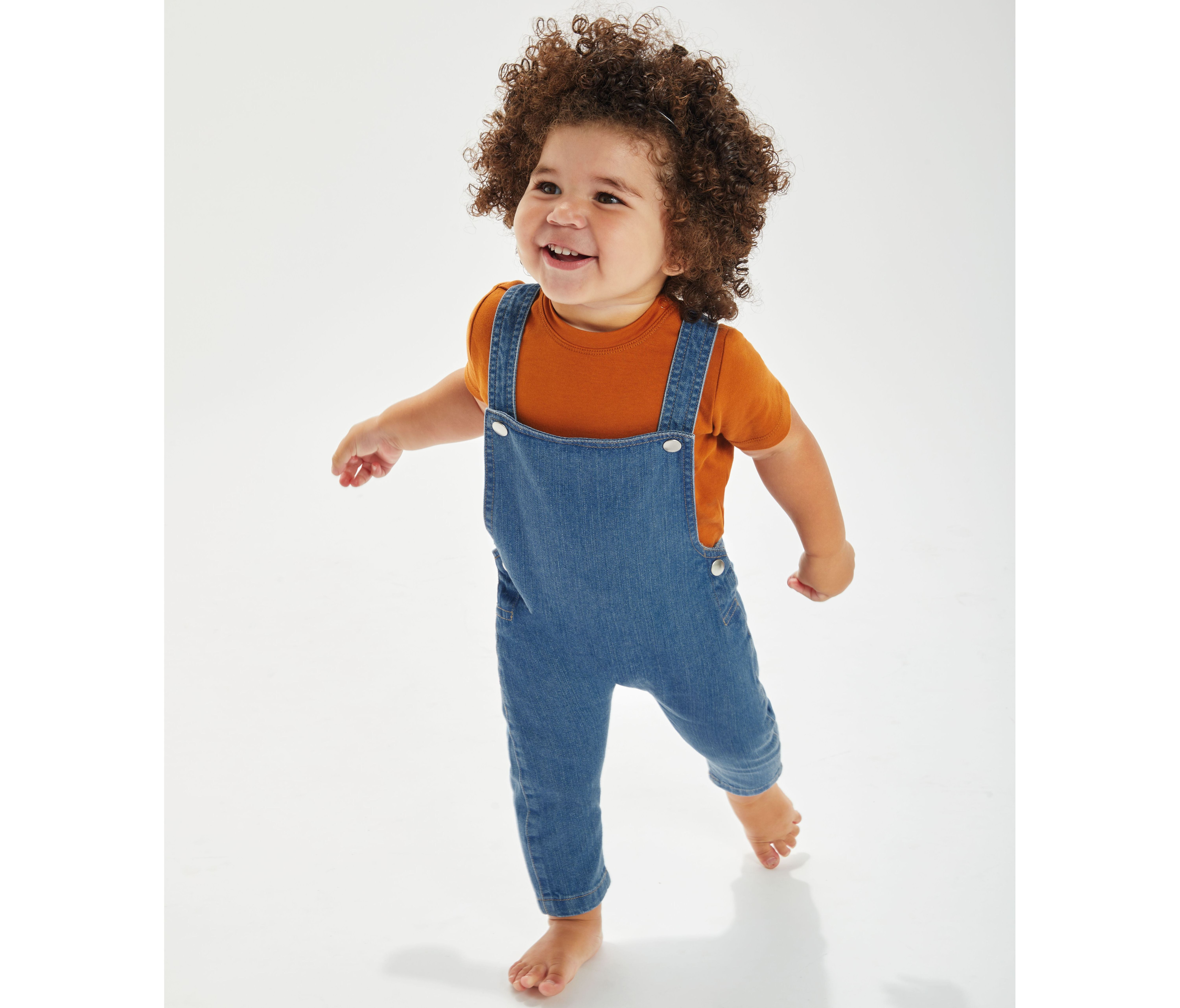 Articles bébés personnalisable BABYBUGZ BABY ROCKS DENIM DUNGAREES