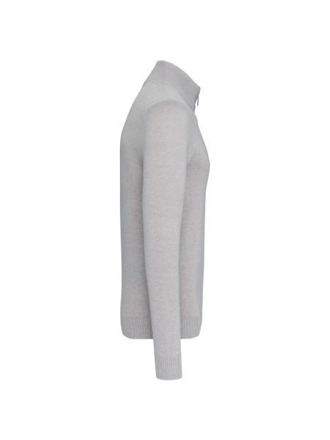KARIBAN Pull 1/4 zip homme /api/colors/affde0b2-3f9e-462b-8bbe-959997fedc42 personnalisable