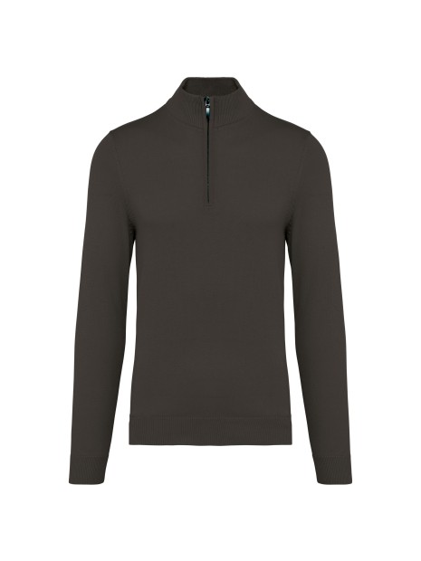 KARIBAN Pull 1/4 zip homme /api/colors/3664e9be-231a-44a8-bacd-707b001b474c personnalisable