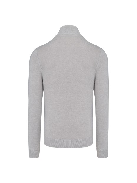 KARIBAN Pull 1/4 zip homme /api/colors/affde0b2-3f9e-462b-8bbe-959997fedc42 personnalisable