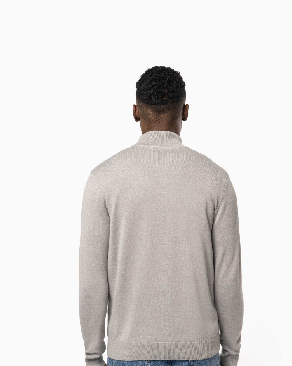 Truien KARIBAN Heren pullover met ritskraag voor bedrukking &amp; borduring