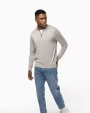 Truien KARIBAN Heren pullover met ritskraag voor bedrukking &amp; borduring