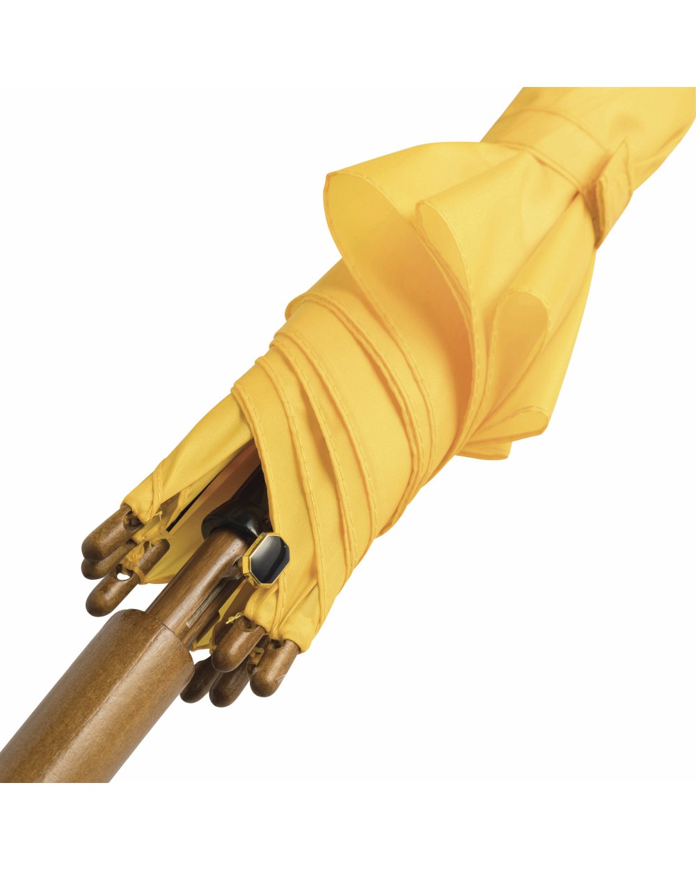 PRINTWEAR Automatic Umbrella With Wooden Handle Boogie Regenschirme personalisierbar