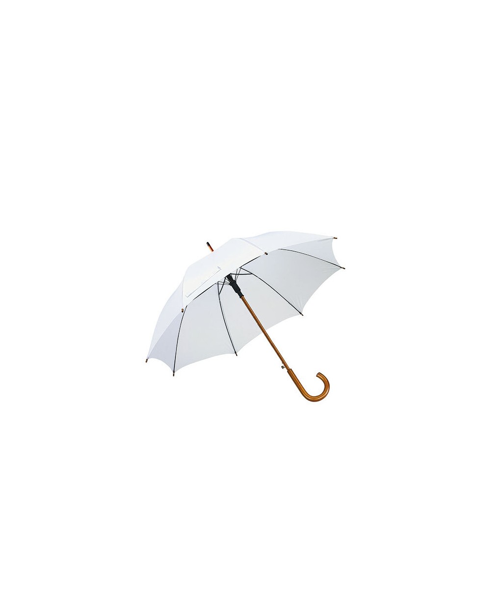 Paraplu's PRINTWEAR Automatic Umbrella With Wooden Handle Boogie voor bedrukking &amp; borduring
