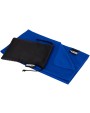 Accessoires personnalisable 4DO Serviette de sport rafraîchissante en PET recyclé Raquel avec pochette 80 x 30 cm