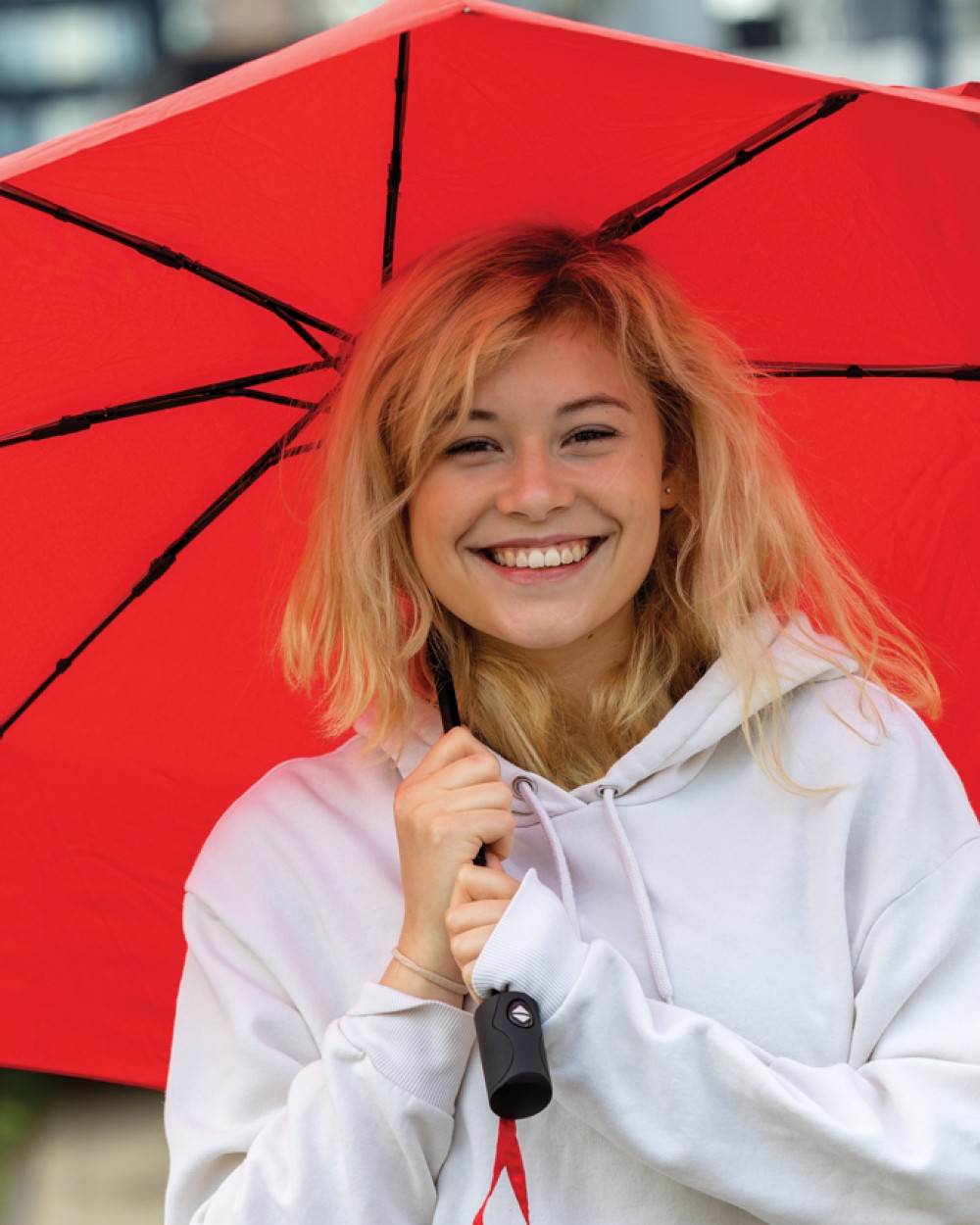 4DO 21" Impact AWARE™ RPET 190T Mini-Schirm automatic open/close Regenschirme personalisierbar