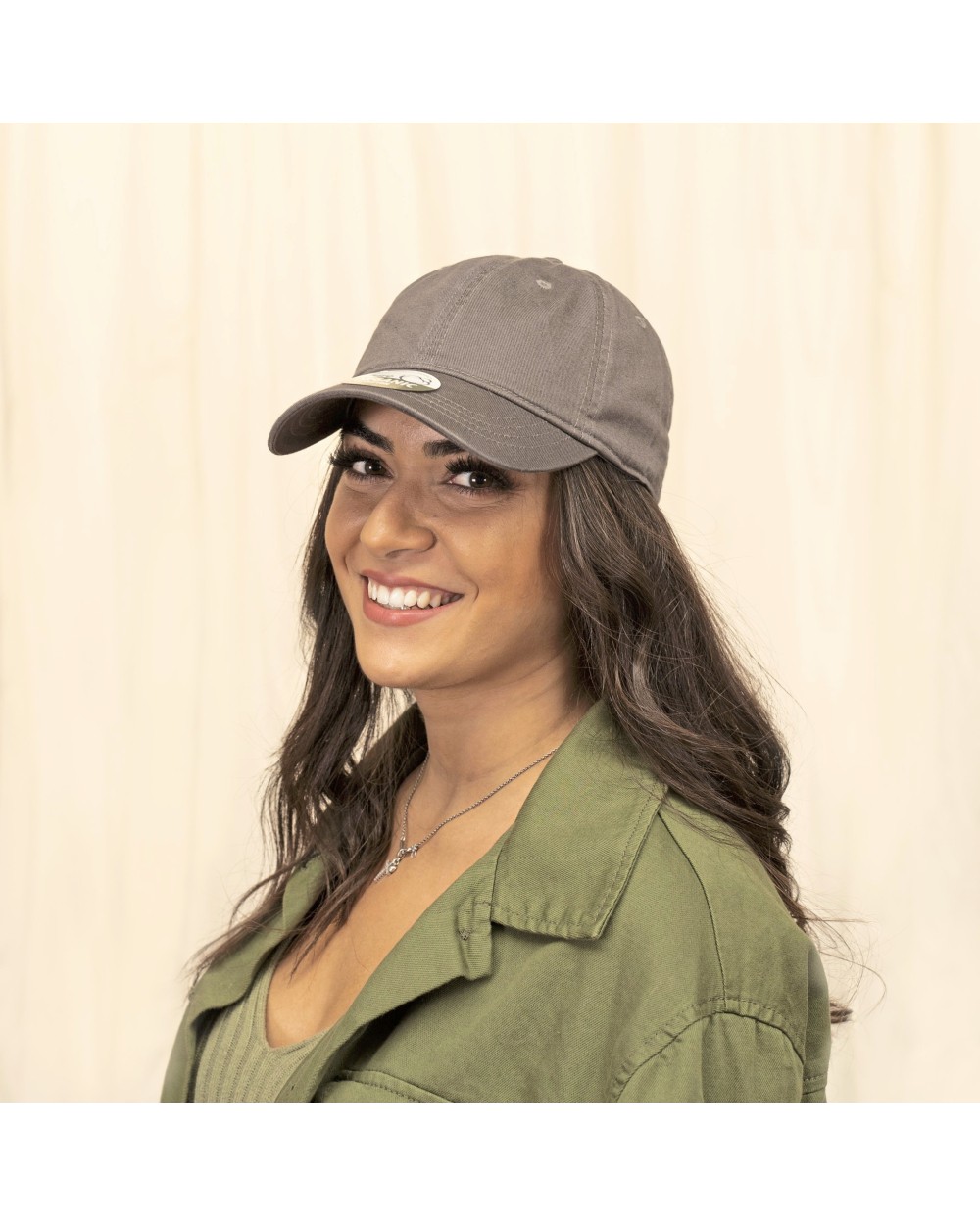 Petjes BRAIN WAVES Organic Cotton Cap Unstructured voor bedrukking &amp; borduring