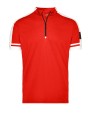 JAMES & NICHOLSON Men´s Bike-T Half Zip T-Shirts personalisierbar