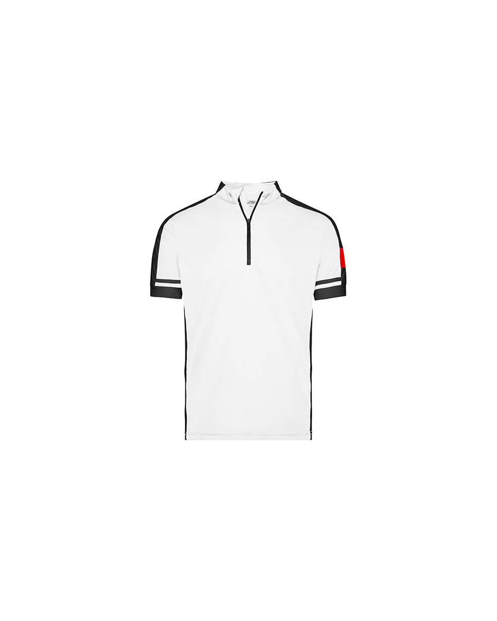 JAMES & NICHOLSON Men´s Bike-T Half Zip T-Shirts personalisierbar
