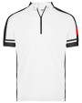 T-shirts JAMES & NICHOLSON Men`s Bike-T Half Zip voor bedrukking &amp; borduring