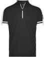 T-shirts JAMES & NICHOLSON Men`s Bike-T Half Zip voor bedrukking &amp; borduring