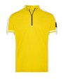 JAMES & NICHOLSON Men´s Bike-T Half Zip T-Shirts personalisierbar
