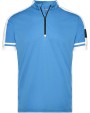 JAMES & NICHOLSON Men´s Bike-T Half Zip T-Shirts personalisierbar
