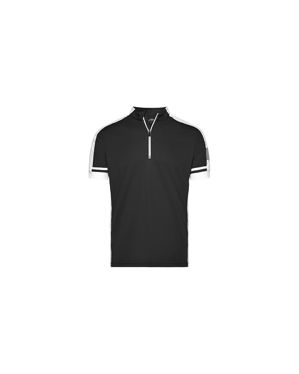 T-shirts JAMES & NICHOLSON Men`s Bike-T Half Zip voor bedrukking &amp; borduring
