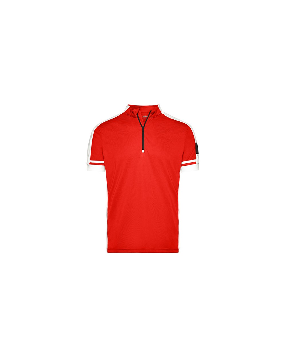 JAMES & NICHOLSON Men´s Bike-T Half Zip T-Shirts personalisierbar