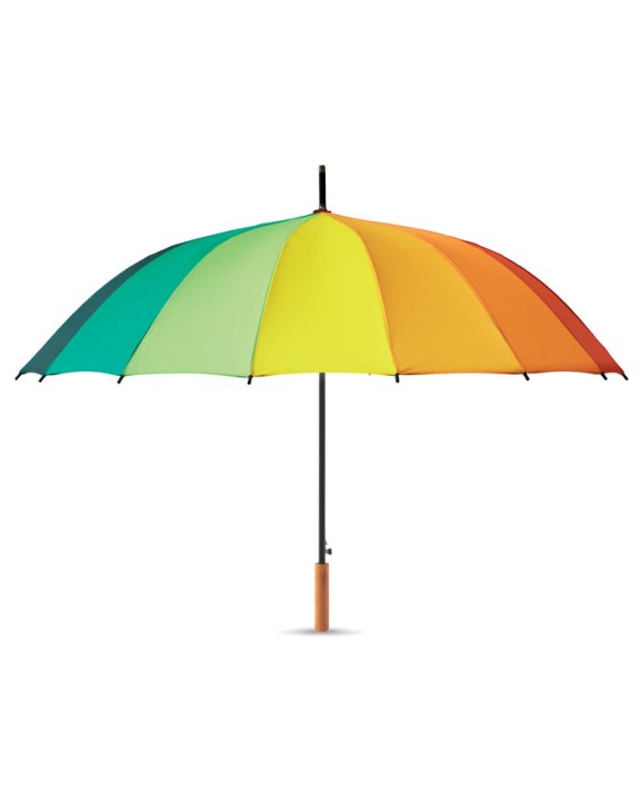 4DO Regenschirm regenbogenfarbig Regenschirme personalisierbar