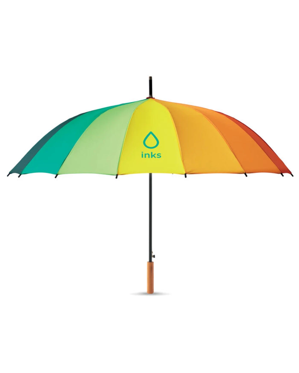 4DO Regenschirm regenbogenfarbig Regenschirme personalisierbar
