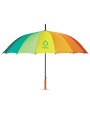 4DO Regenschirm regenbogenfarbig Regenschirme personalisierbar