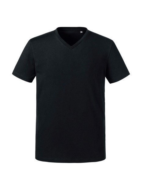 RUSSELL MEN'S PURE ORGANIC V-NECK /api/colors/b9fdad4a-5e94-45cb-8c03-c08b349b28c3 personnalisable