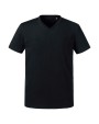 T-shirts RUSSELL MEN''S PURE ORGANIC V-NECK voor bedrukking &amp; borduring