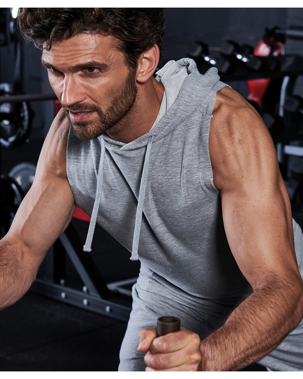 Sweat-shirts personnalisable AWDIS URBAN SLEEVELESS MUSCLE HOODIE